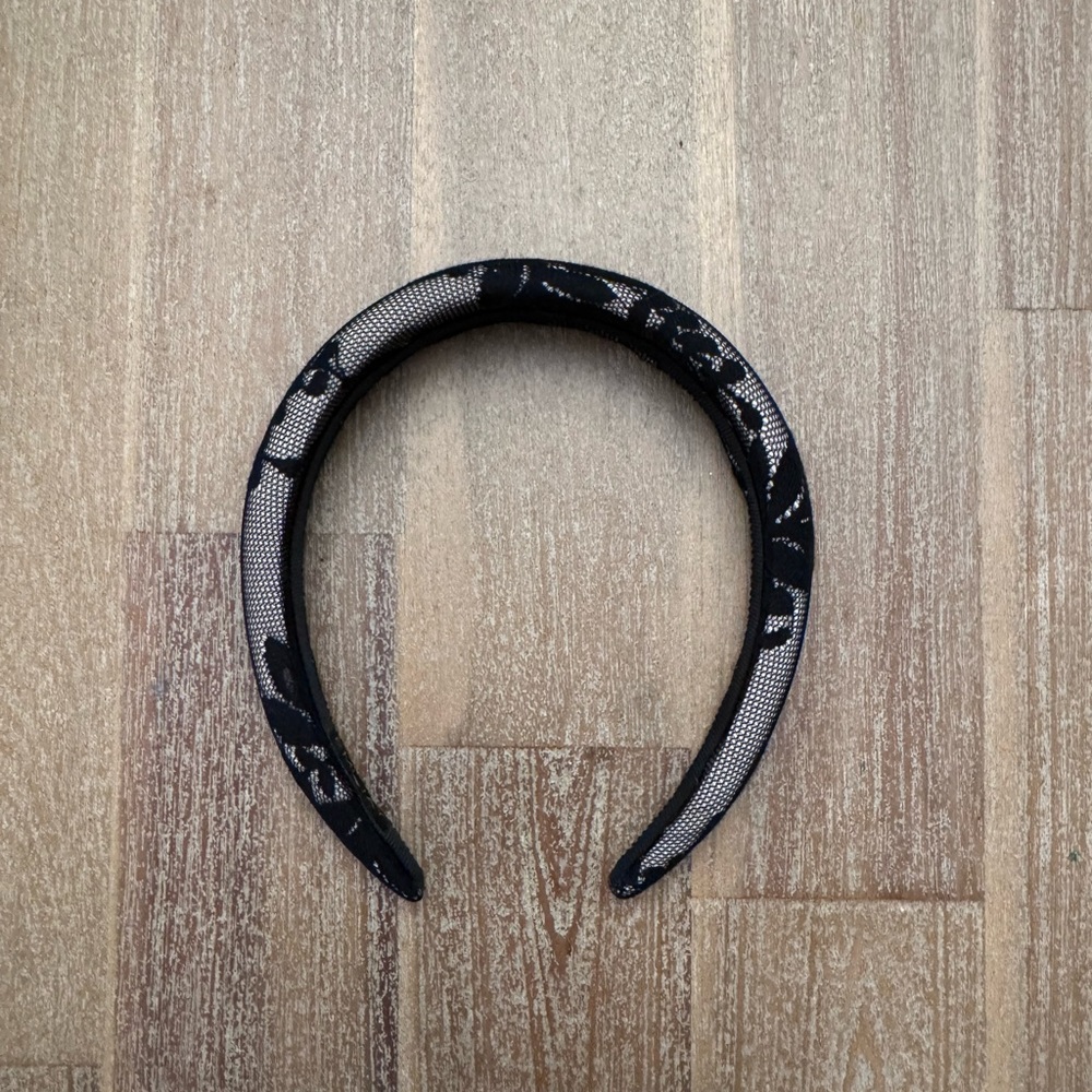 Emi Jay Black Lace Hairband Headband